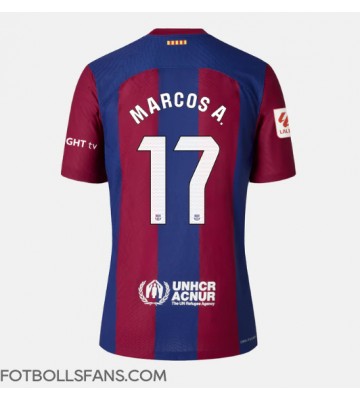 Barcelona Marcos Alonso #17 Replika Hemmatröja Damer 2023-24 Kortärmad